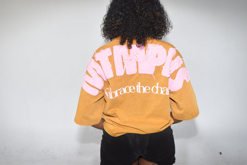 MTMPHS Embrace the Change Graphic Tee - Brown/Pink