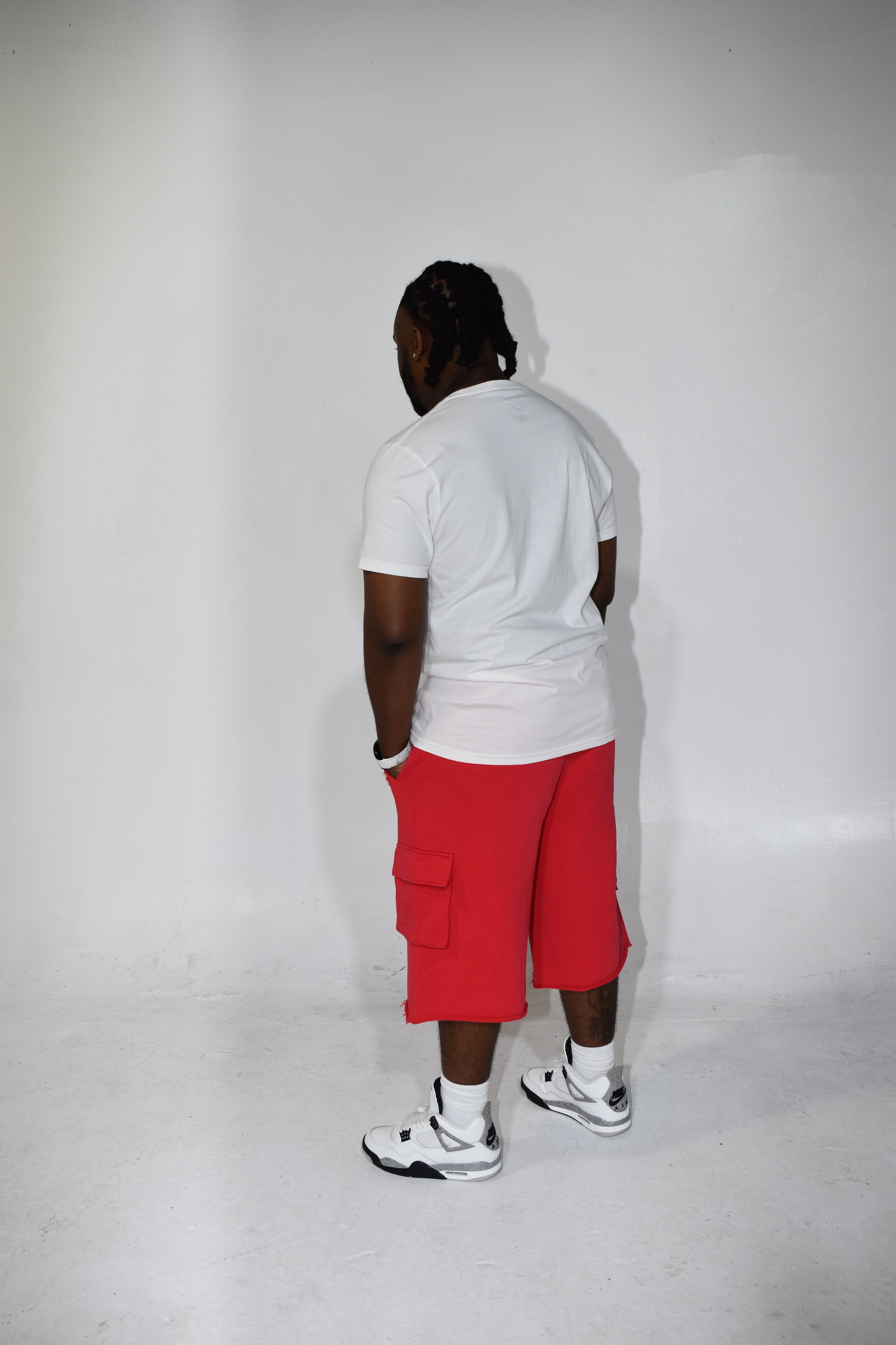 MTMPHS Oversized Shorts - Red