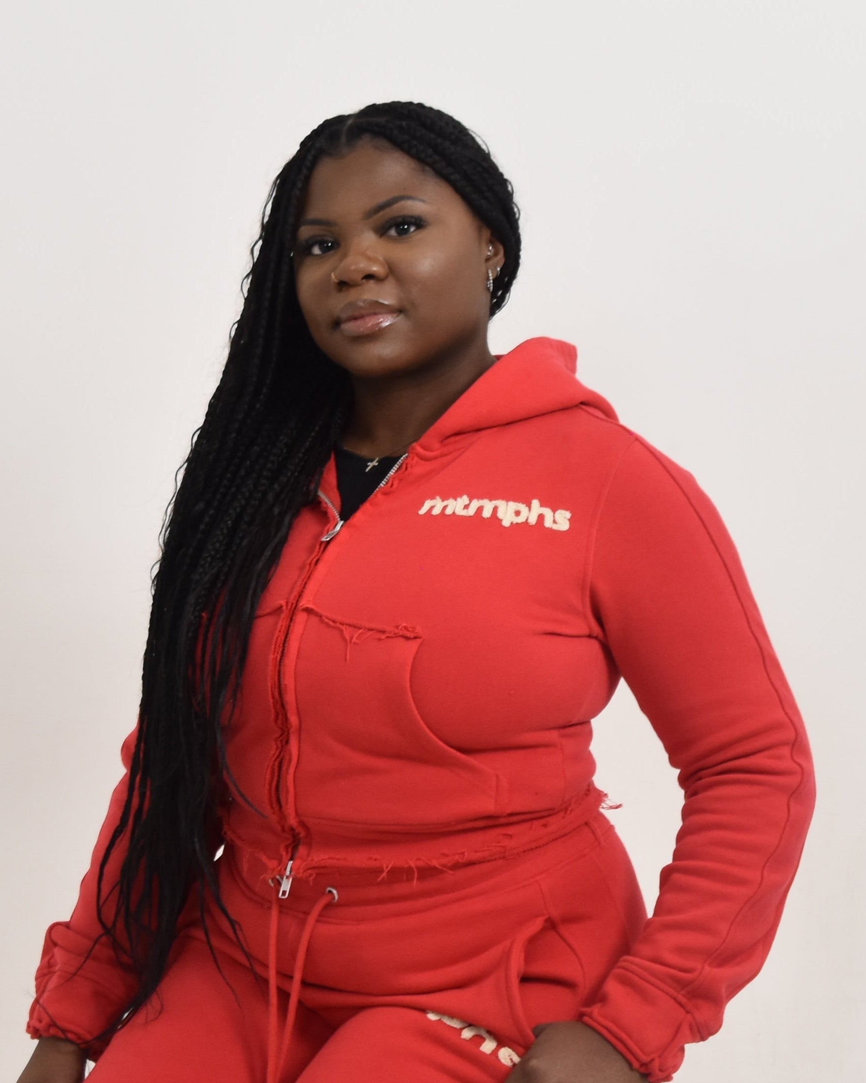 MTMPHS Women's Hooded Jacket - Red