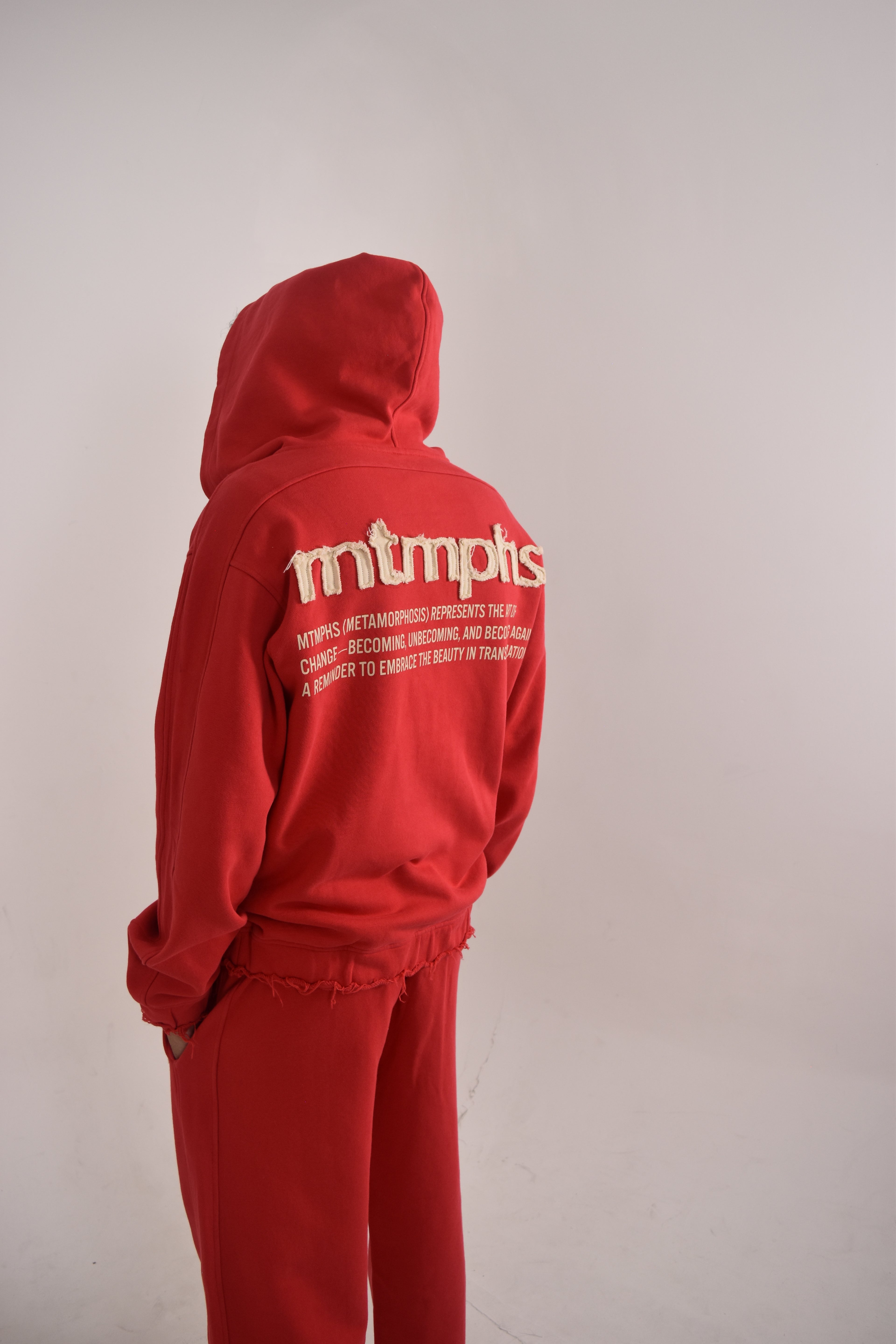 MTMPHS Men's Hooded Jacket - Red