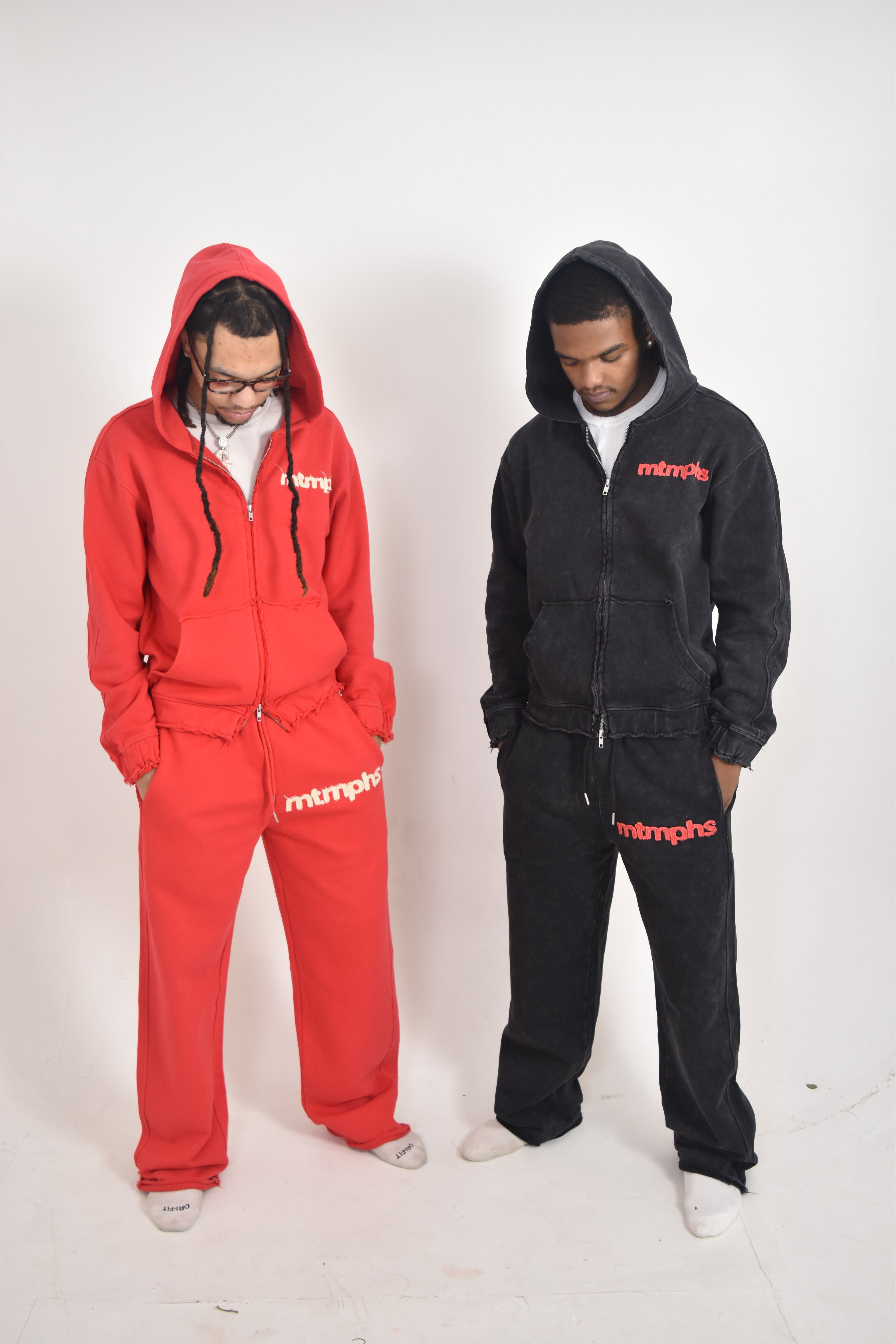 MTMPHS Men's Pants - Acid Wash Black