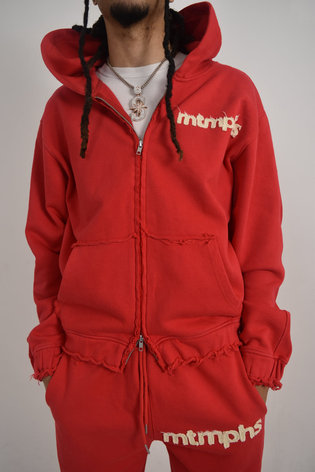 MTMPHS Men's Hooded Jacket - Red