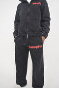 MTMPHS Men's Pants - Acid Wash Black