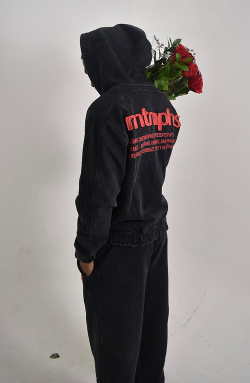 MTMPHS Men's Pants - Acid Wash Black